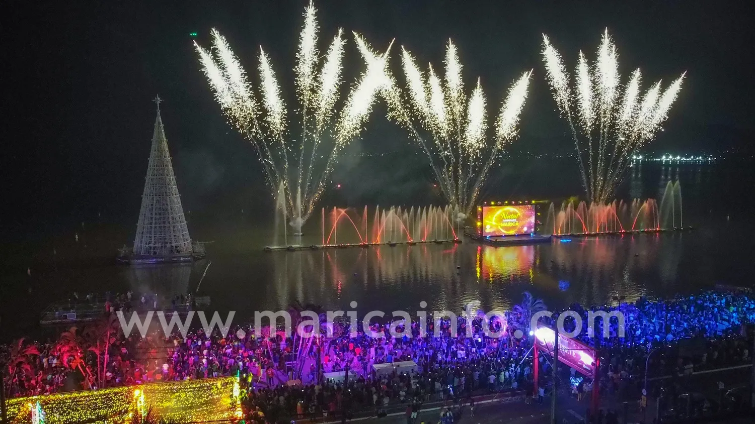 natal iluminado 2022 aguas dancantes aracatiba