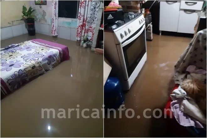 chuva itaipuacu casa alagada