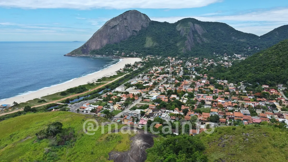 foto area morro da peca vista para o recanto de itaipuacu maricainfo