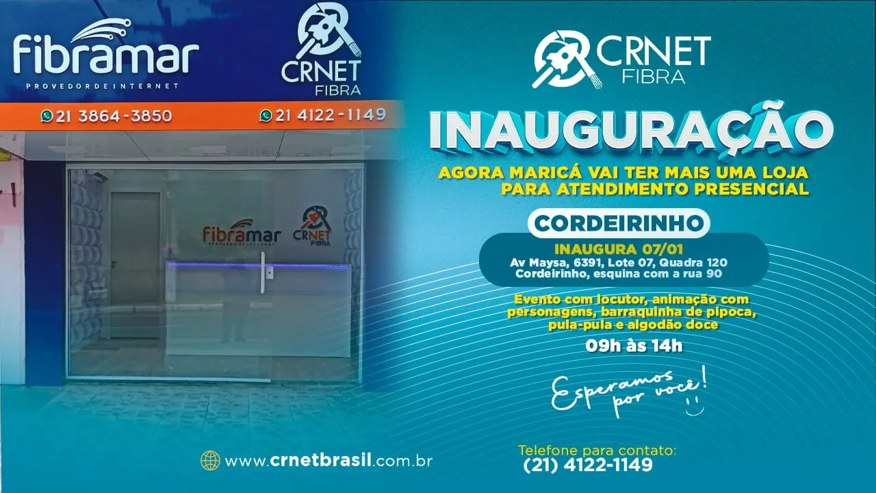 inaguracao crnet fibramar