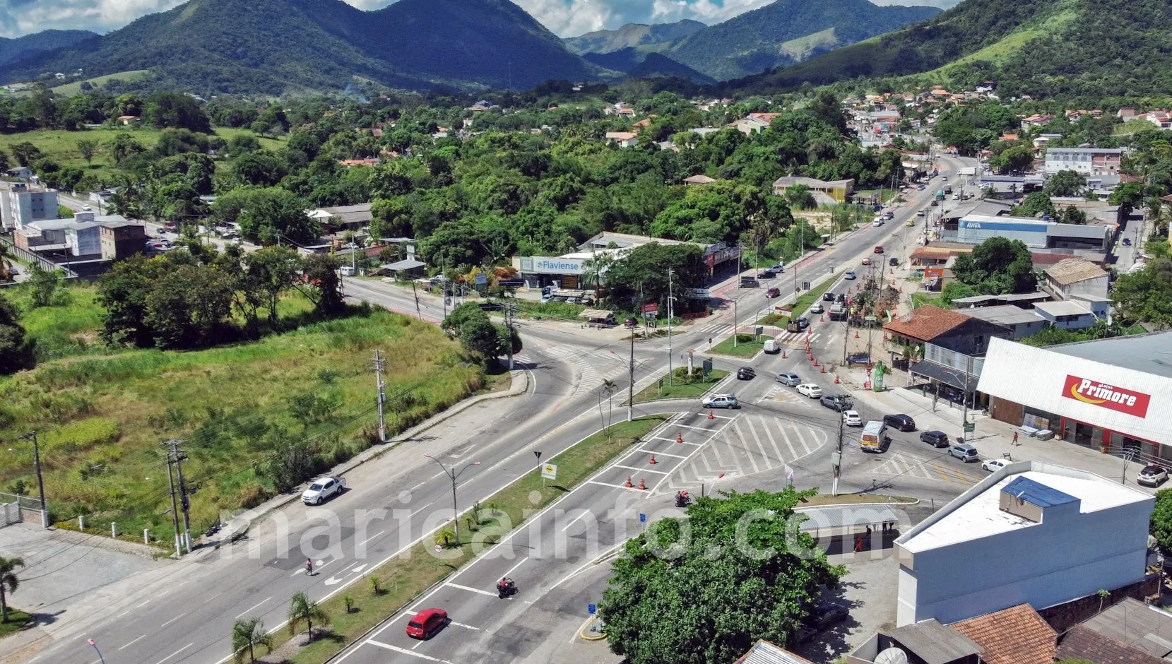 cruzamento marica rj106 rj114 viaduto flamengo