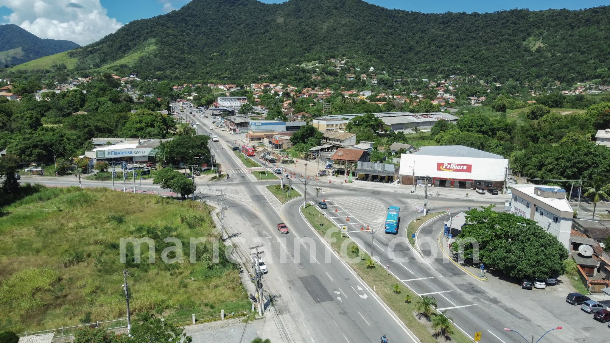 cruzamento marica rj106 viaduto rj114