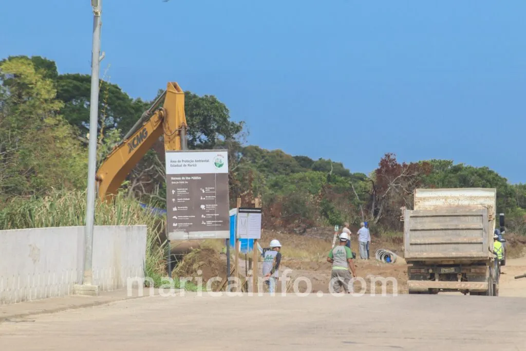 Maraey Inicio das Obras Restinga de Marica Abril de 2023 foto Joao Henrique