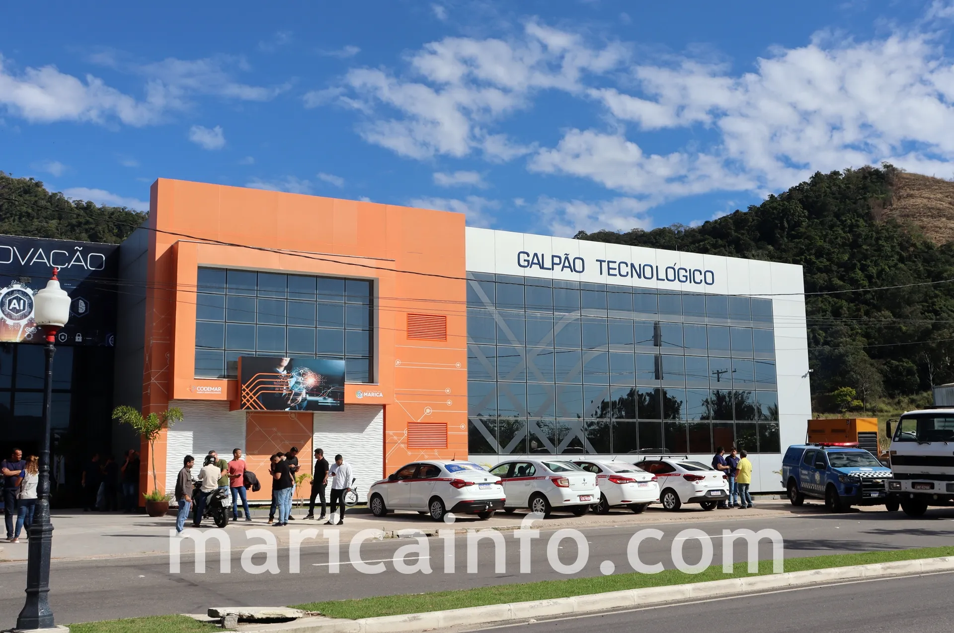 Galpão Tecnológico da CODEMAR (Companhia de Desenvolvimento de Maricá). (foto: João Henrique / Maricá - julho de 2023).