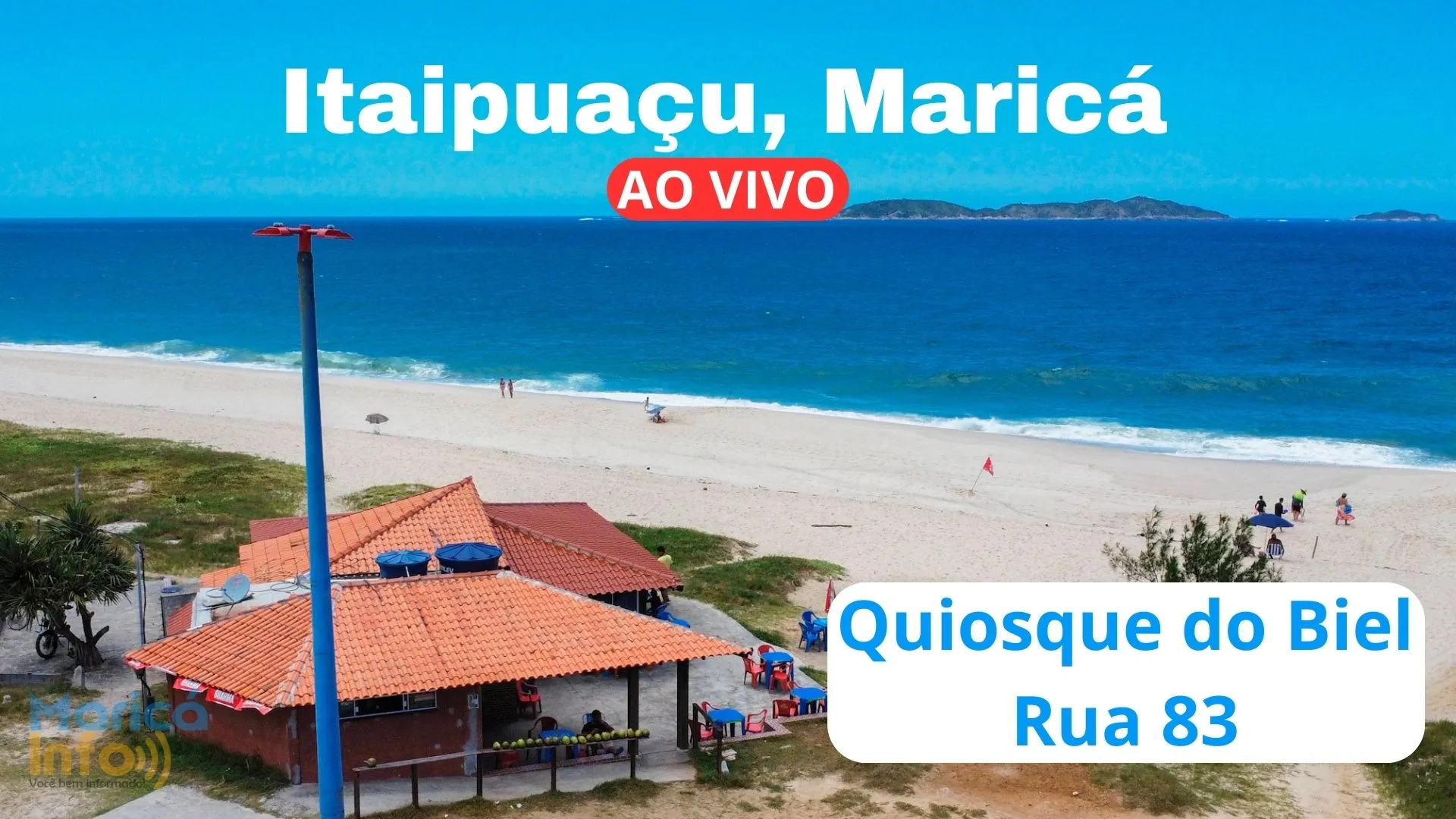 Praia de Itaipuacu Ao Vivo Quiosque do Biel