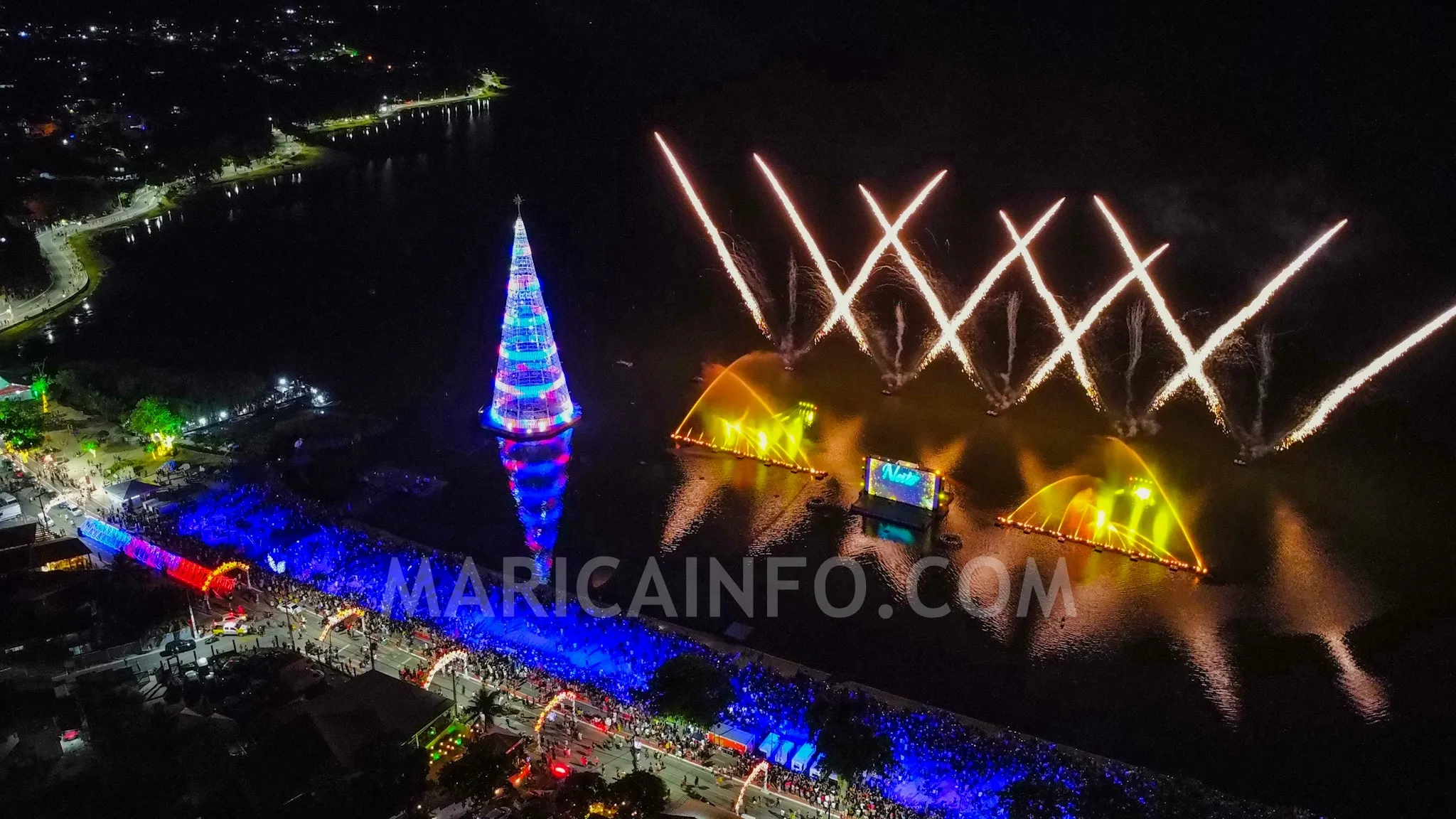 natal iluminado 2023 aguas dancantes