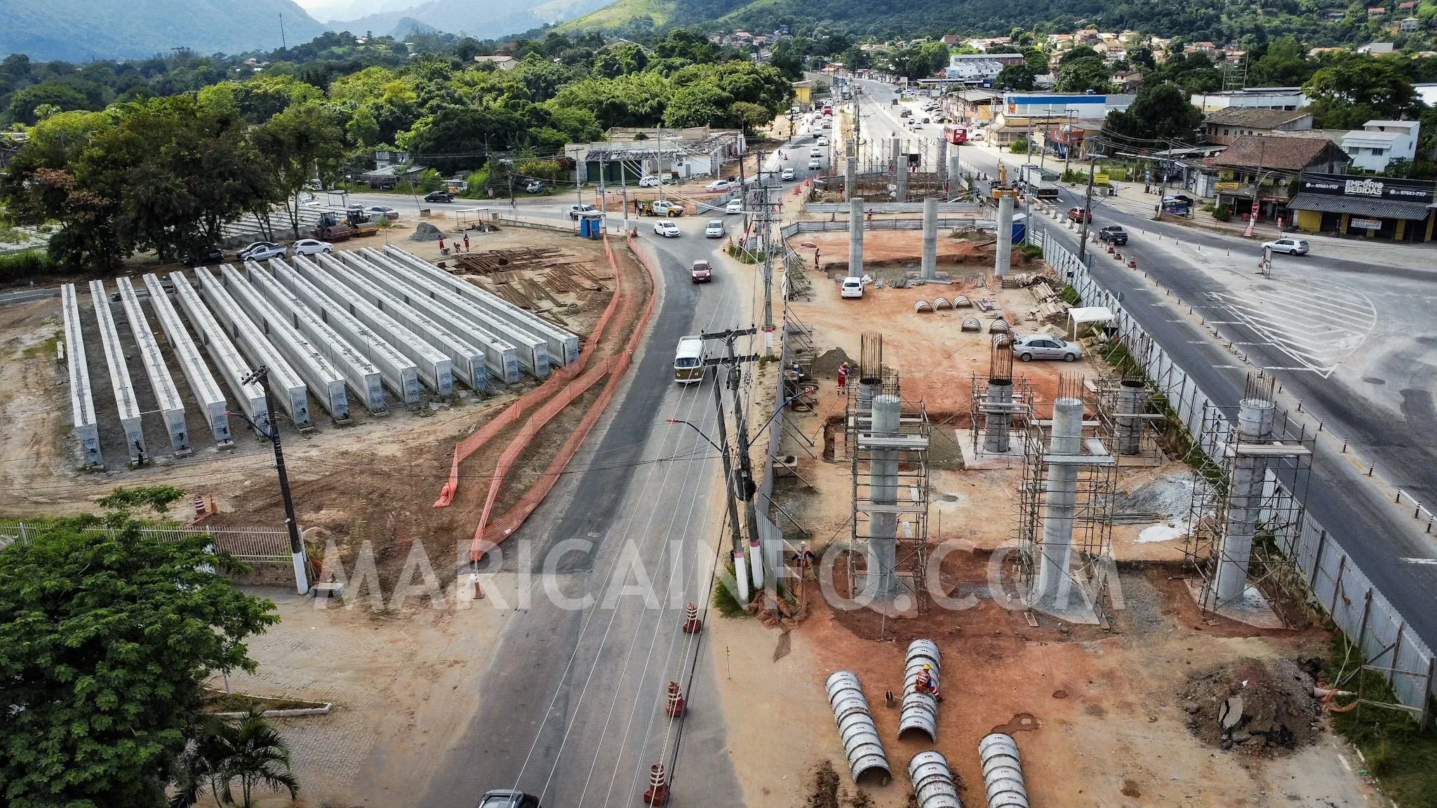 Obras Elevado Flamengo Marica RJ 106 RJ 114 1