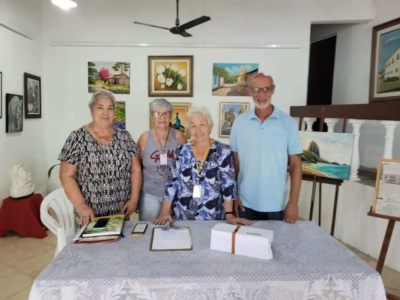 Grupo de Artistas de Maricá recebe nova diretoria 2 Parte da Nova Diretoria
