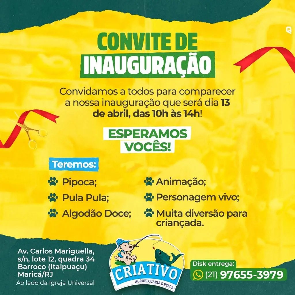 convite inauguracao