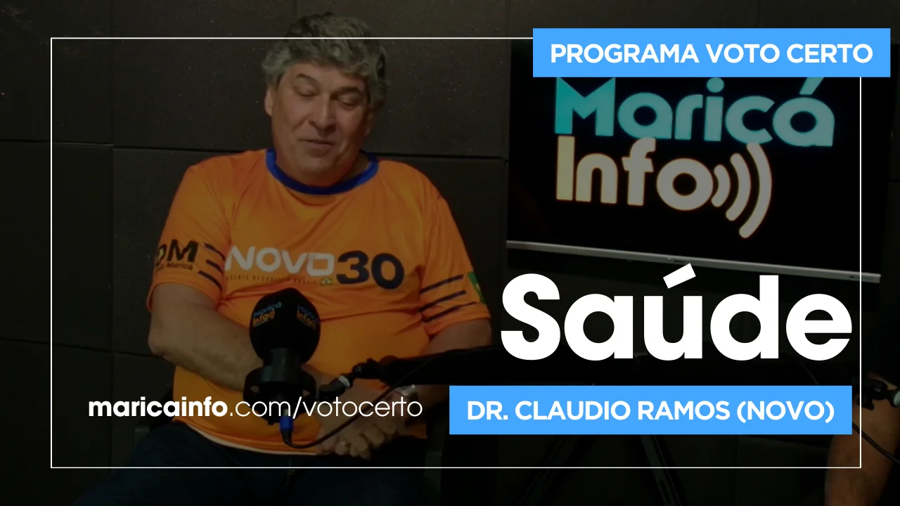 Propostas Saude Dr Claudio Ramos programa Voto Certo Marica Info