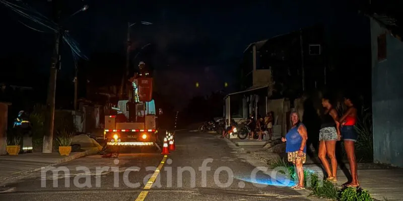 Falta de luz em bairros de Marica