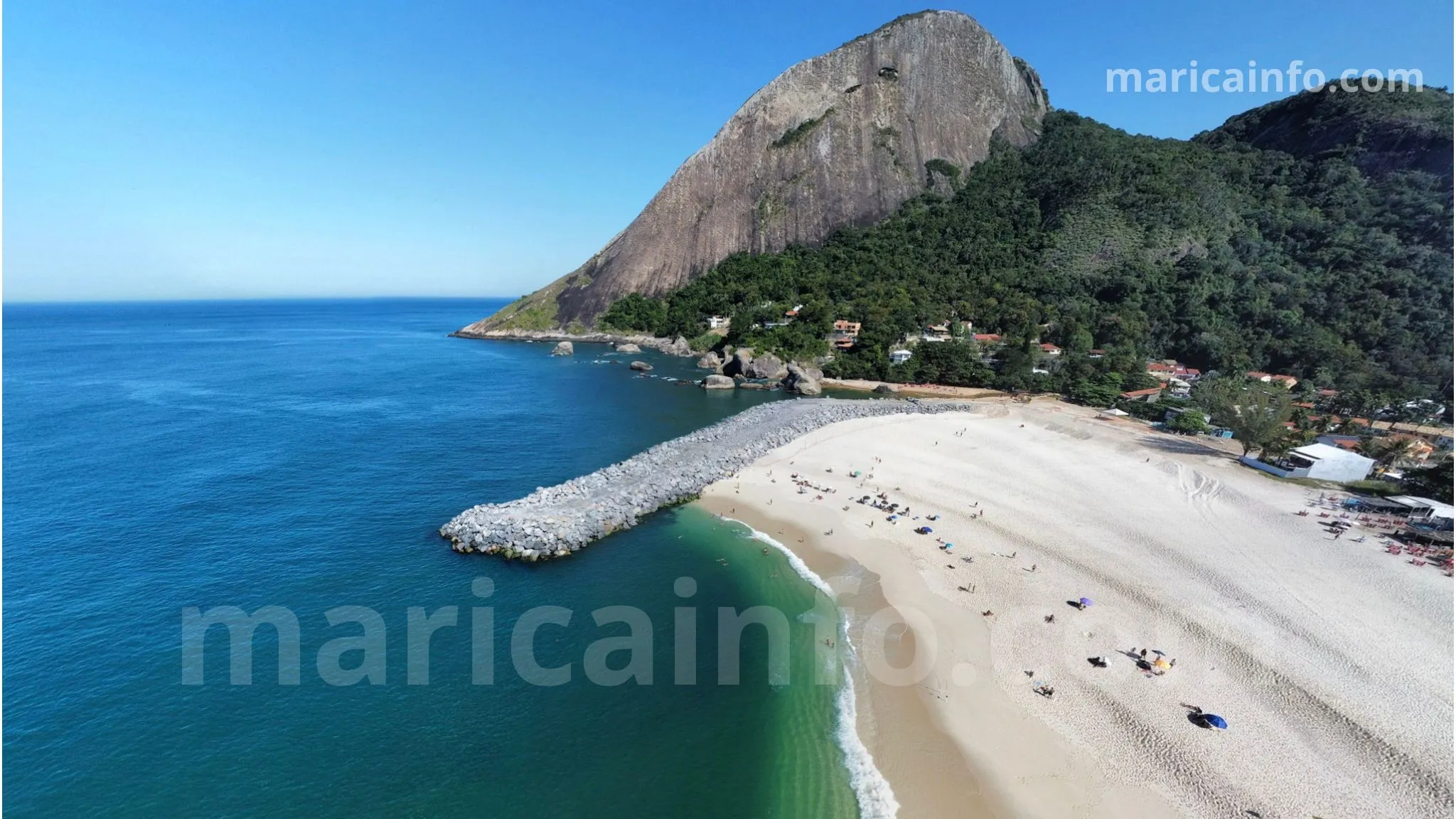 Praia Recanto de Itaipuacu Marica Obra Guia Corrente RJ
