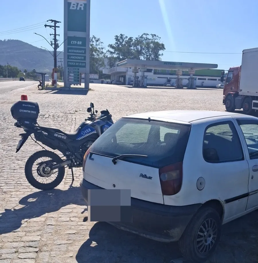 Maricá: Guarda Municipal recupera veículo furtado horas após o crime 1 veiculo furtado recuperado gm